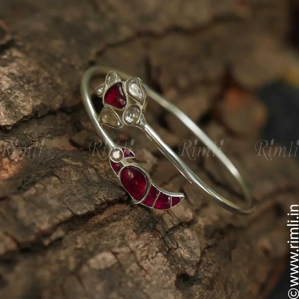 Aarunya Silver Bangle - Rimli Boutique