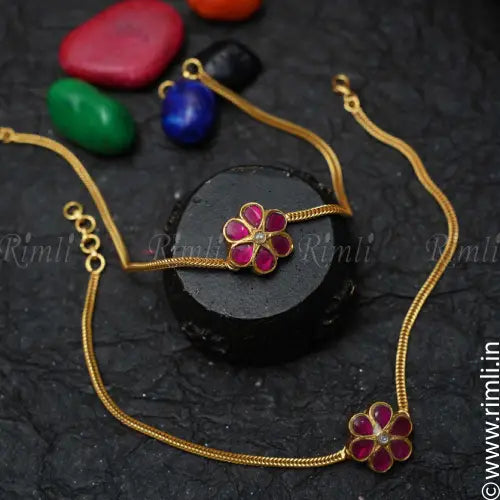 Nalika Silver Anklets - Rimli Boutique