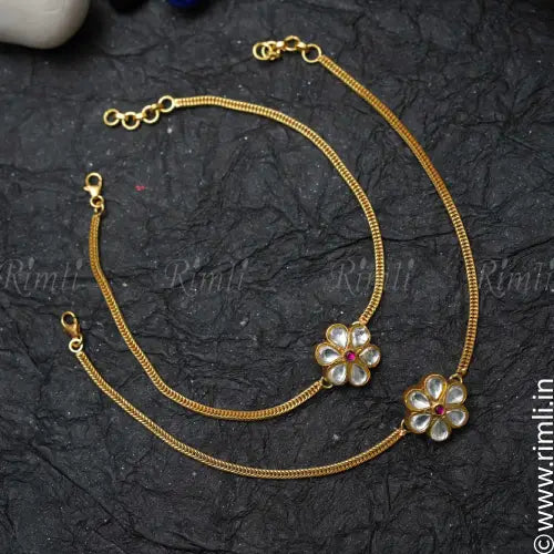 Nalika Silver Anklets - Rimli Boutique