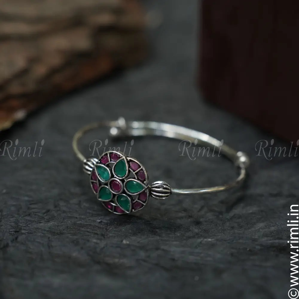 Bhumi Silver Bangle - Rimli Boutique