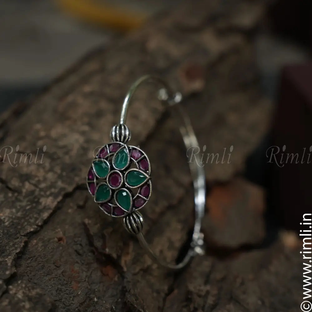 Bhumi Silver Bangle - Rimli Boutique