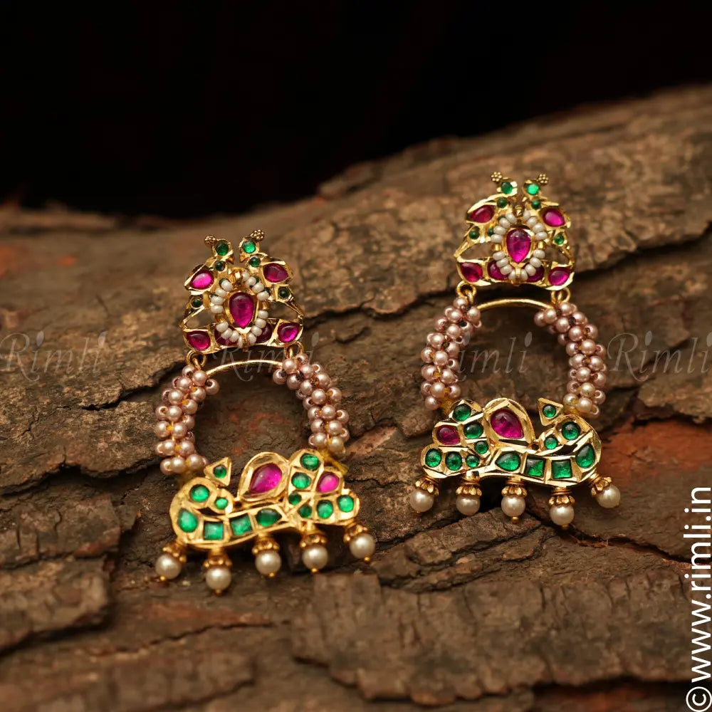 Gita Poki Earrings - Rimli Boutique