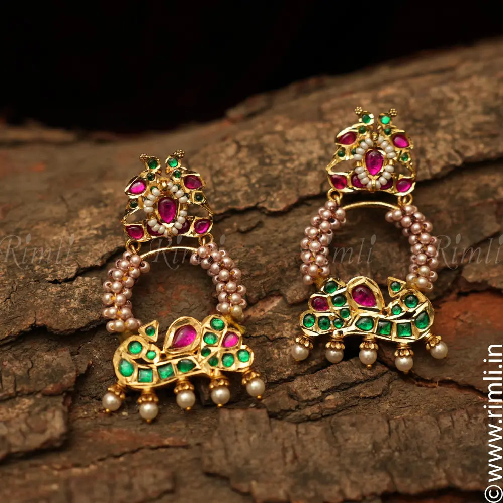 Gita Poki Earrings - Rimli Boutique
