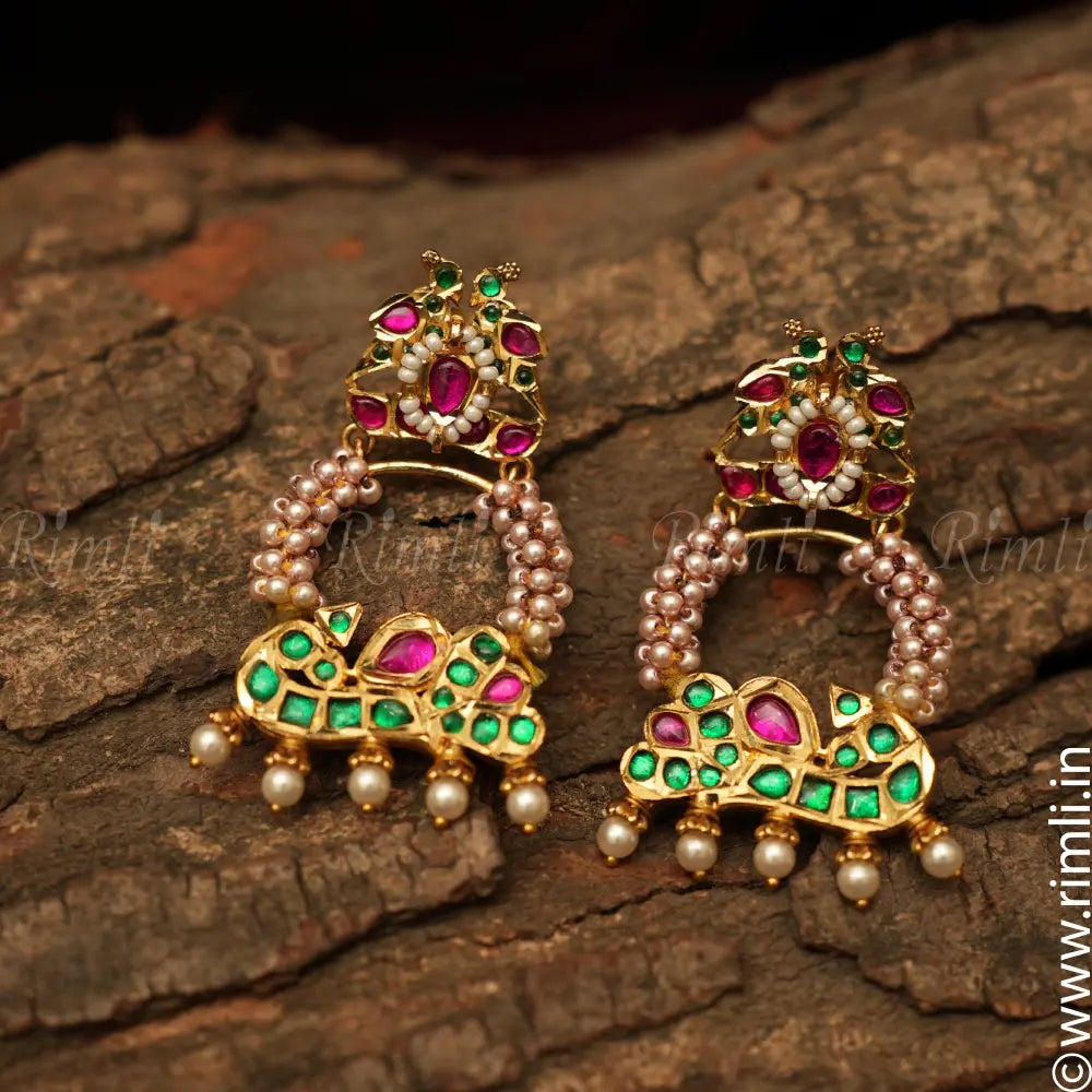 Gita Poki Earrings - Rimli Boutique