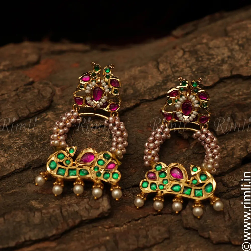 Gita Poki Earrings - Rimli Boutique