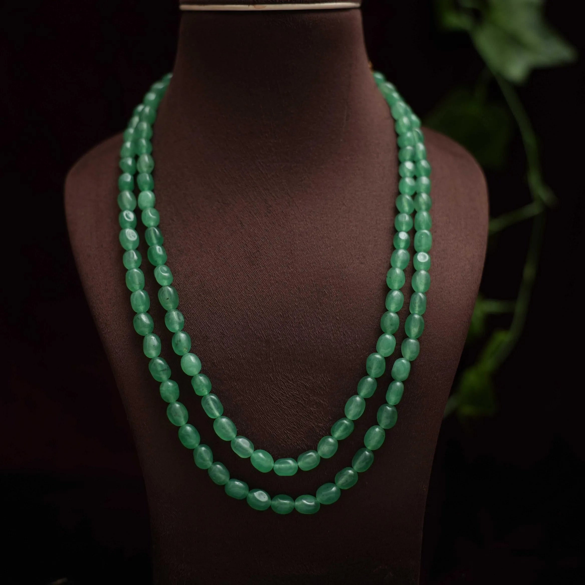 Green Beaded Necklace - Rimli Boutique