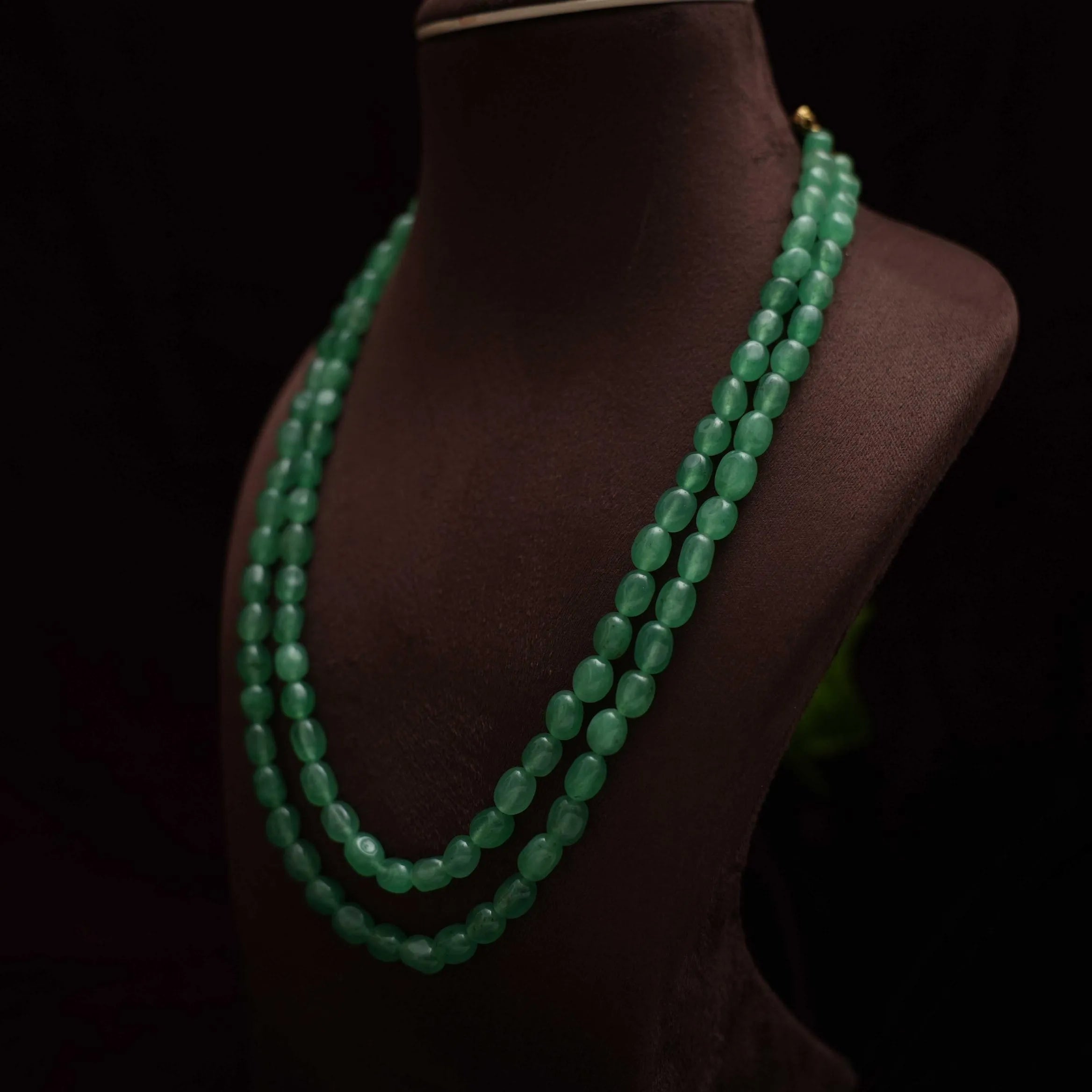 Green Beaded Necklace - Rimli Boutique