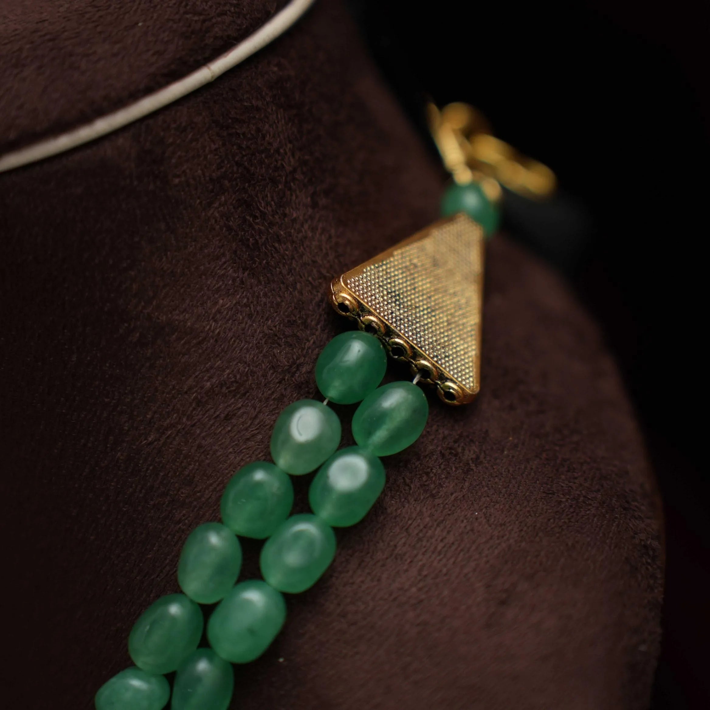 Green Beaded Necklace - Rimli Boutique