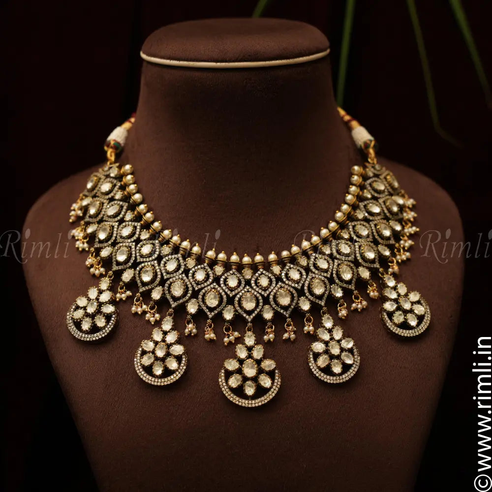 Lagvi Victorian Polki Necklace - Rimli Boutique