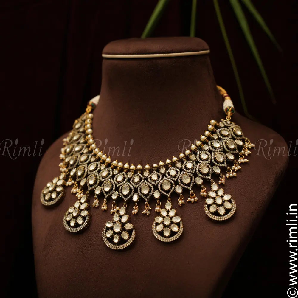 Lagvi Victorian Polki Necklace - Rimli Boutique