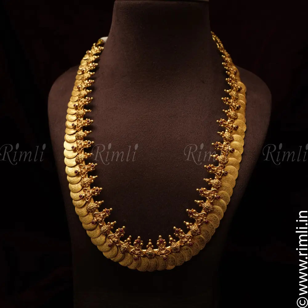 Vruha Silver Coin Necklace - Rimli Boutique