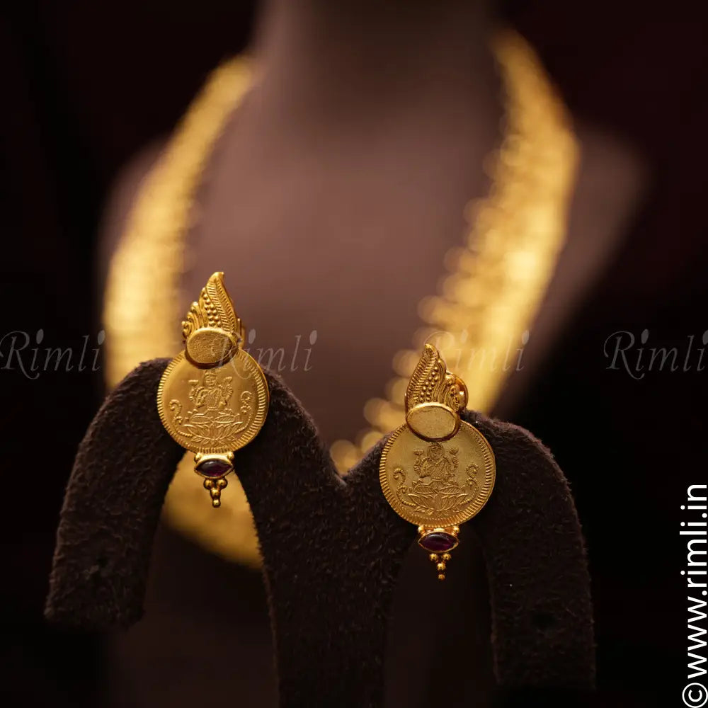 Vruha Silver Coin Necklace - Rimli Boutique