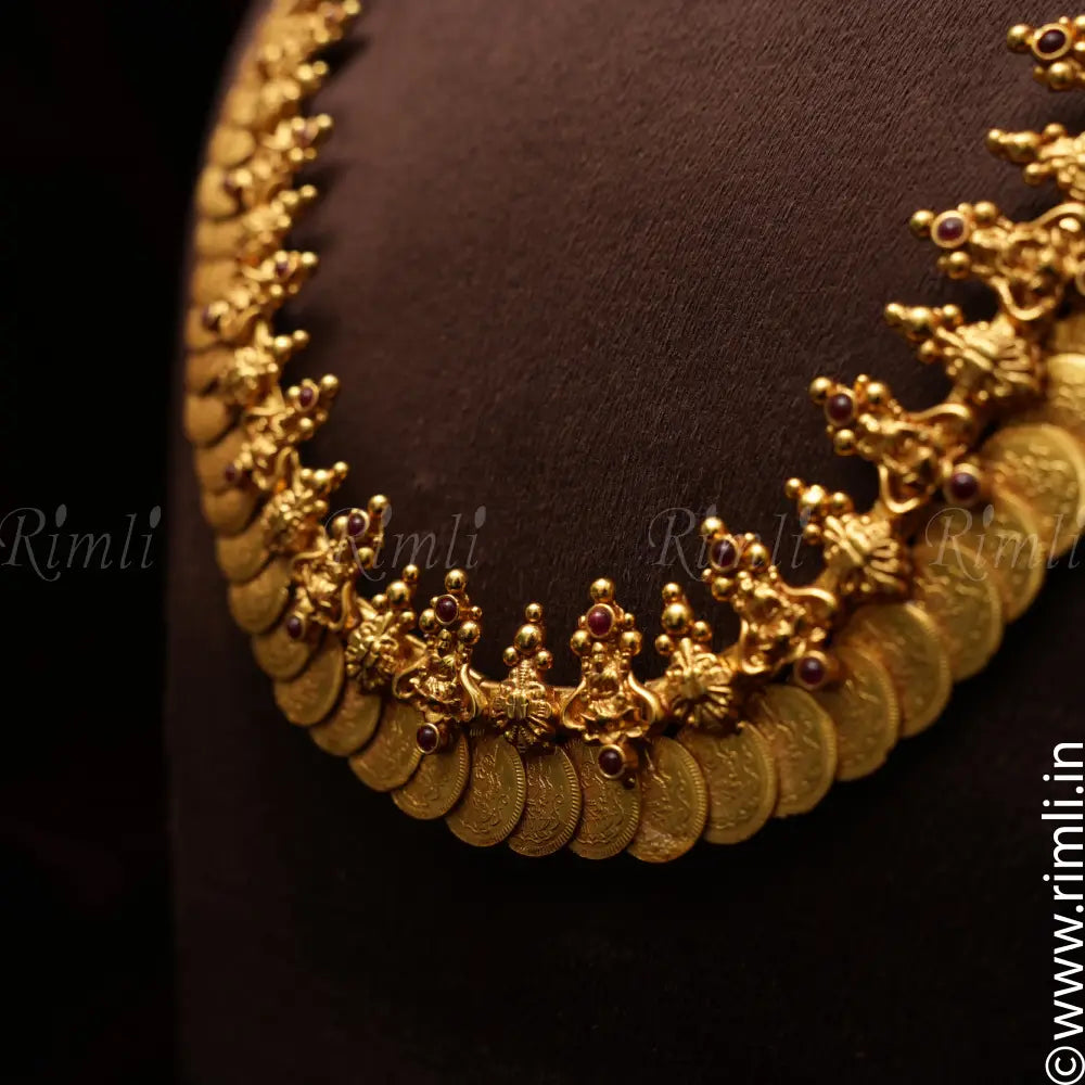 Vruha Silver Coin Necklace - Rimli Boutique