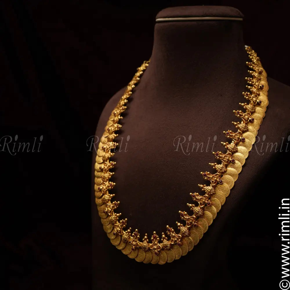 Vruha Silver Coin Necklace - Rimli Boutique