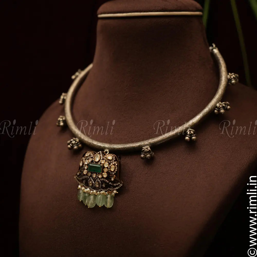 Manu Silver Hasli Necklace - Rimli Boutique