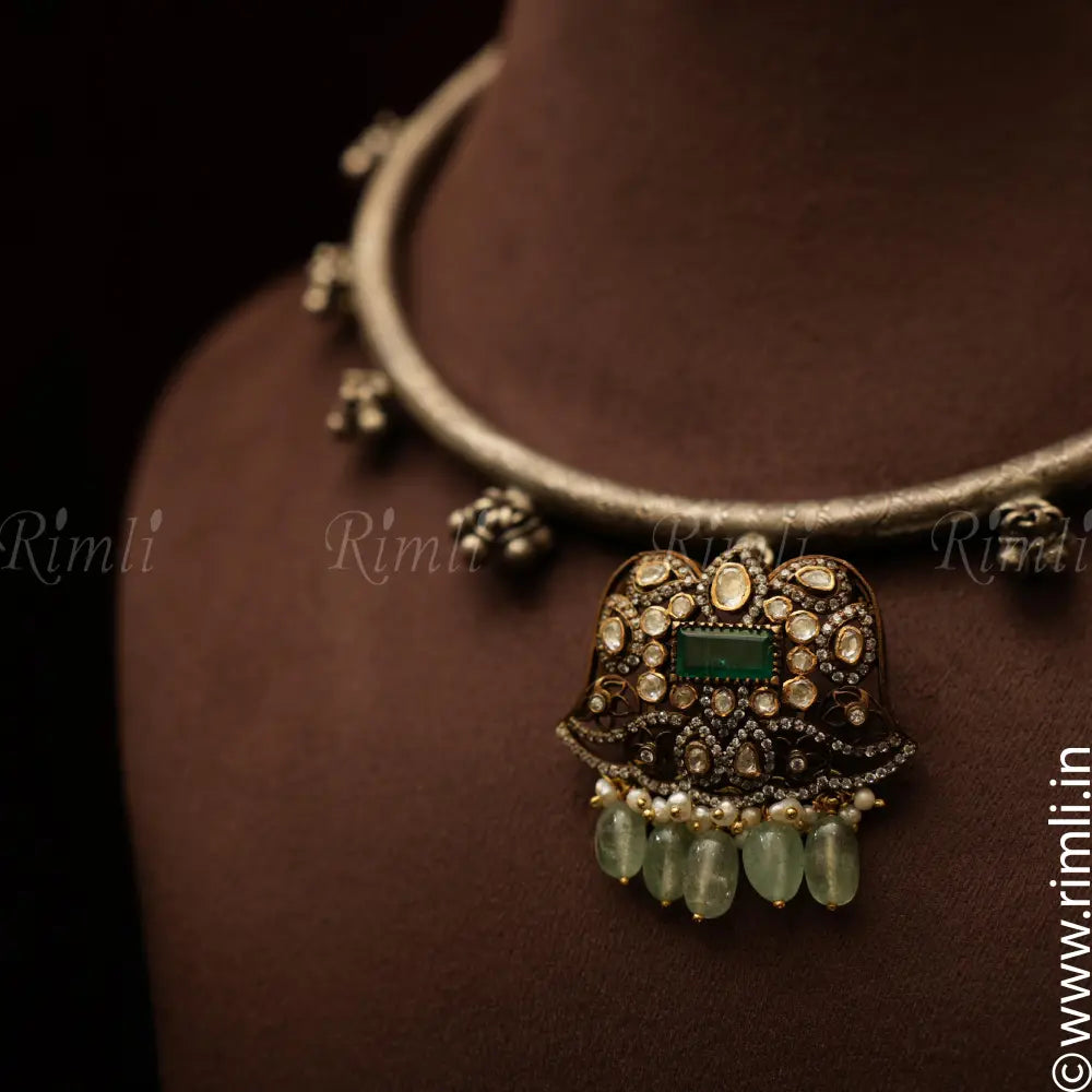 Manu Silver Hasli Necklace - Rimli Boutique