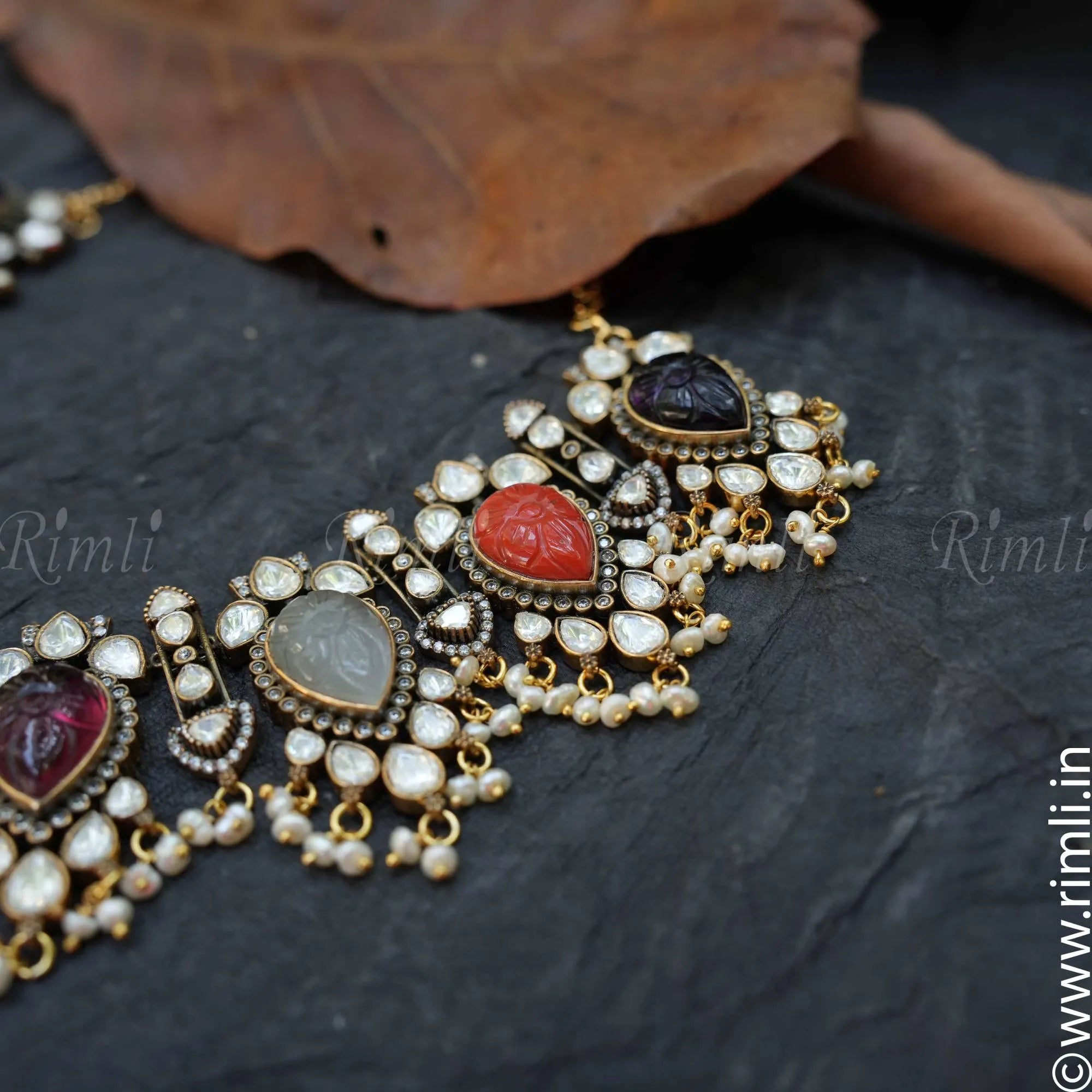 Magadhi Silver Necklace - Rimli Boutique