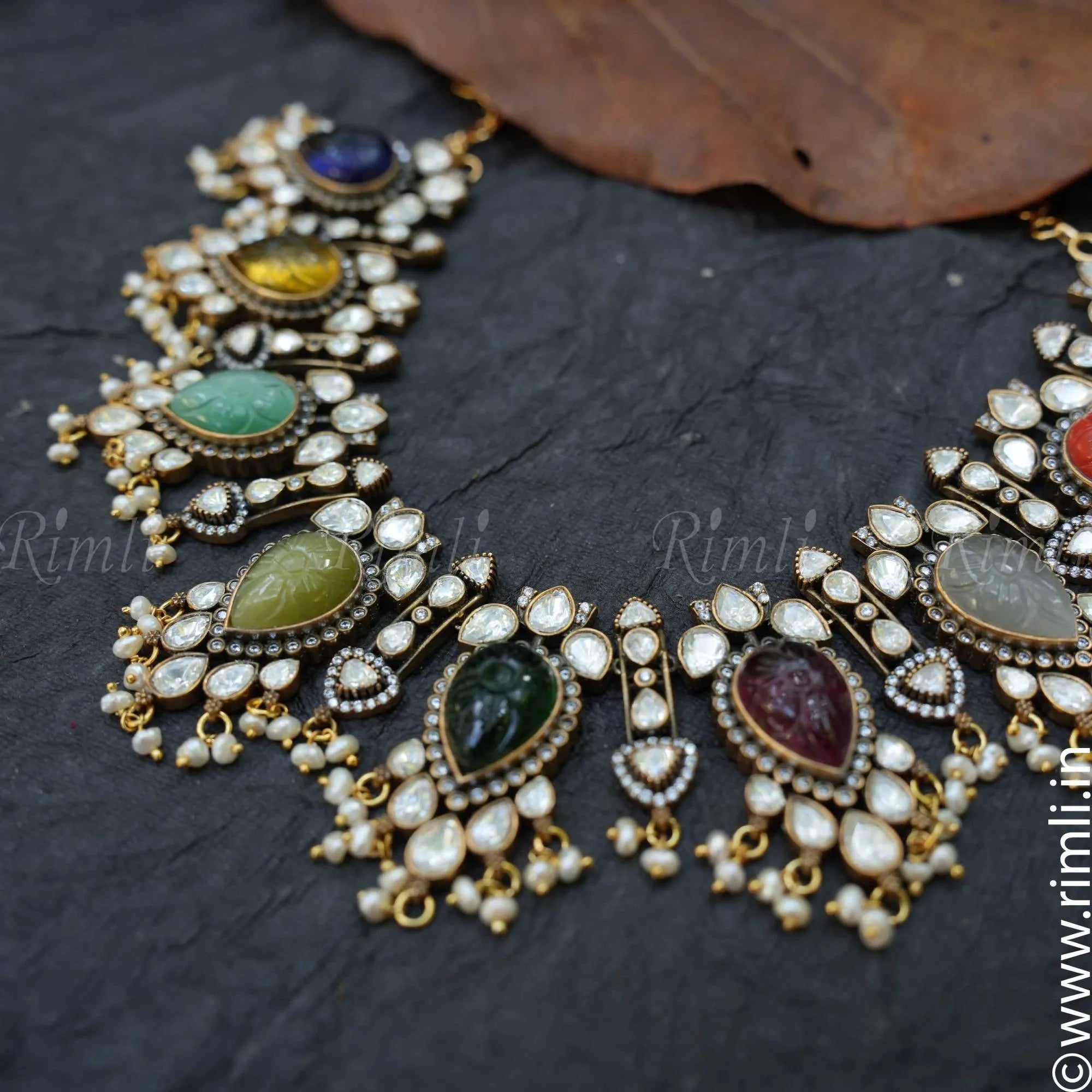 Magadhi Silver Necklace - Rimli Boutique