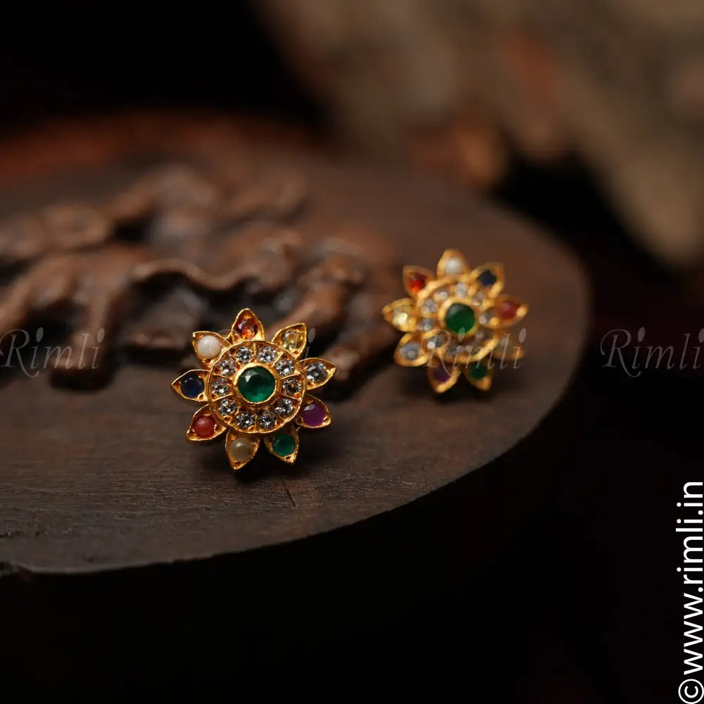 Nayra Silver Ear Stud - Rimli Boutique