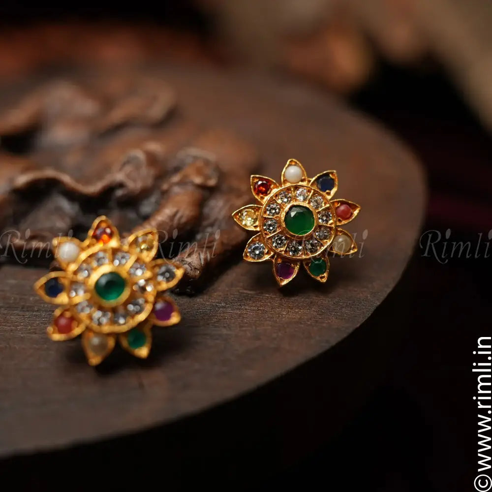 Nayra Silver Ear Stud - Rimli Boutique