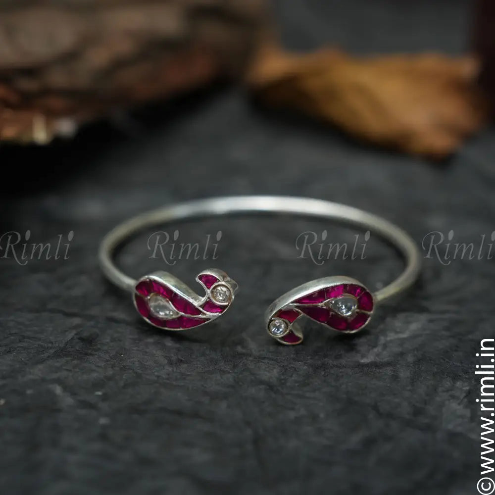 Ekarnika Silver Bangle - Rimli Boutique