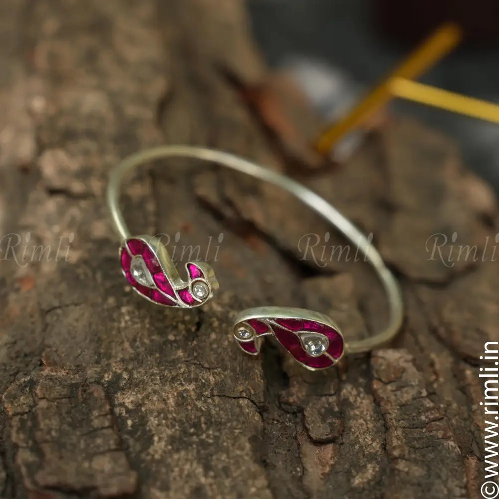 Ekarnika Silver Bangle - Rimli Boutique