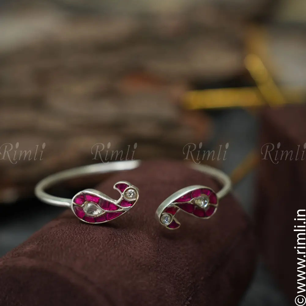 Ekarnika Silver Bangle - Rimli Boutique