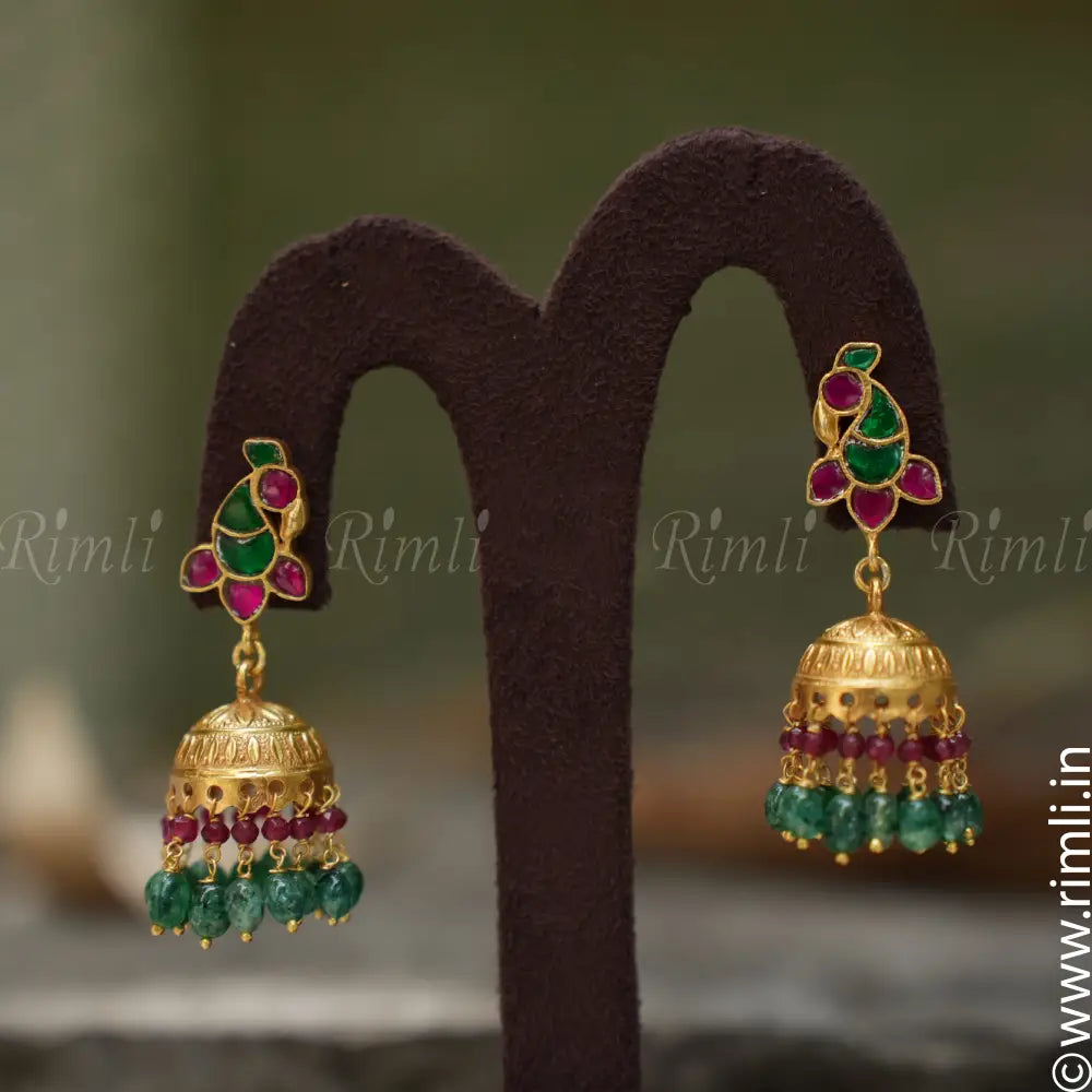 Gita Silver Jhumka - Rimli Boutique
