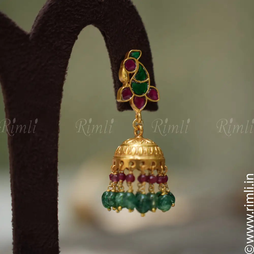 Gita Silver Jhumka - Rimli Boutique
