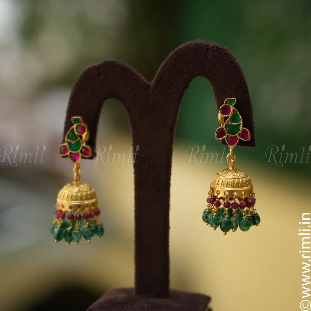 Gita Silver Jhumka - Rimli Boutique