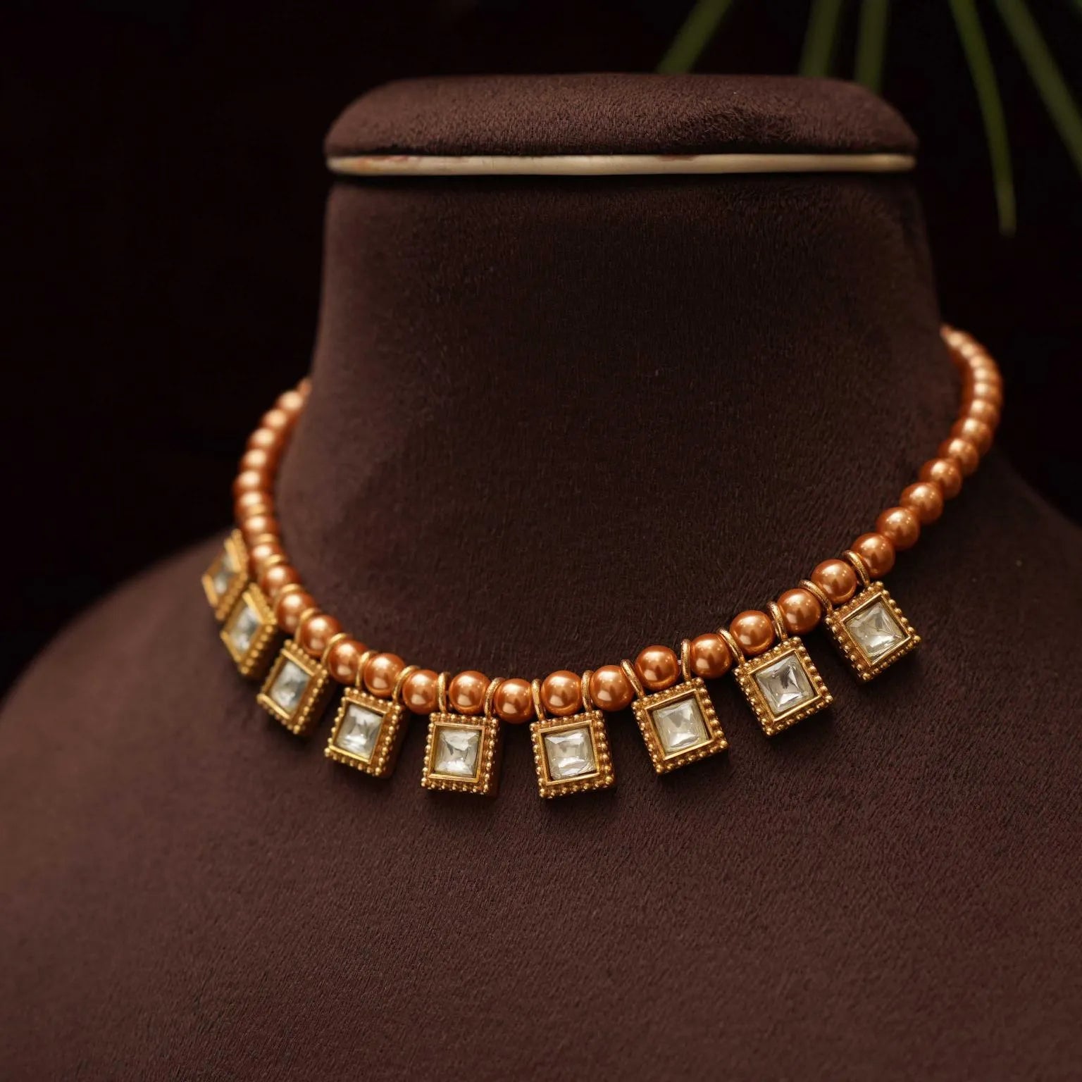 Pearl Kundan Necklace - Rimli Boutique