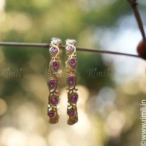 Nisha Mango Bangle - Red - Rimli Boutique