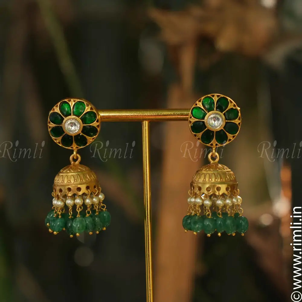 Satvi Silver Jhumka - Rimli Boutique