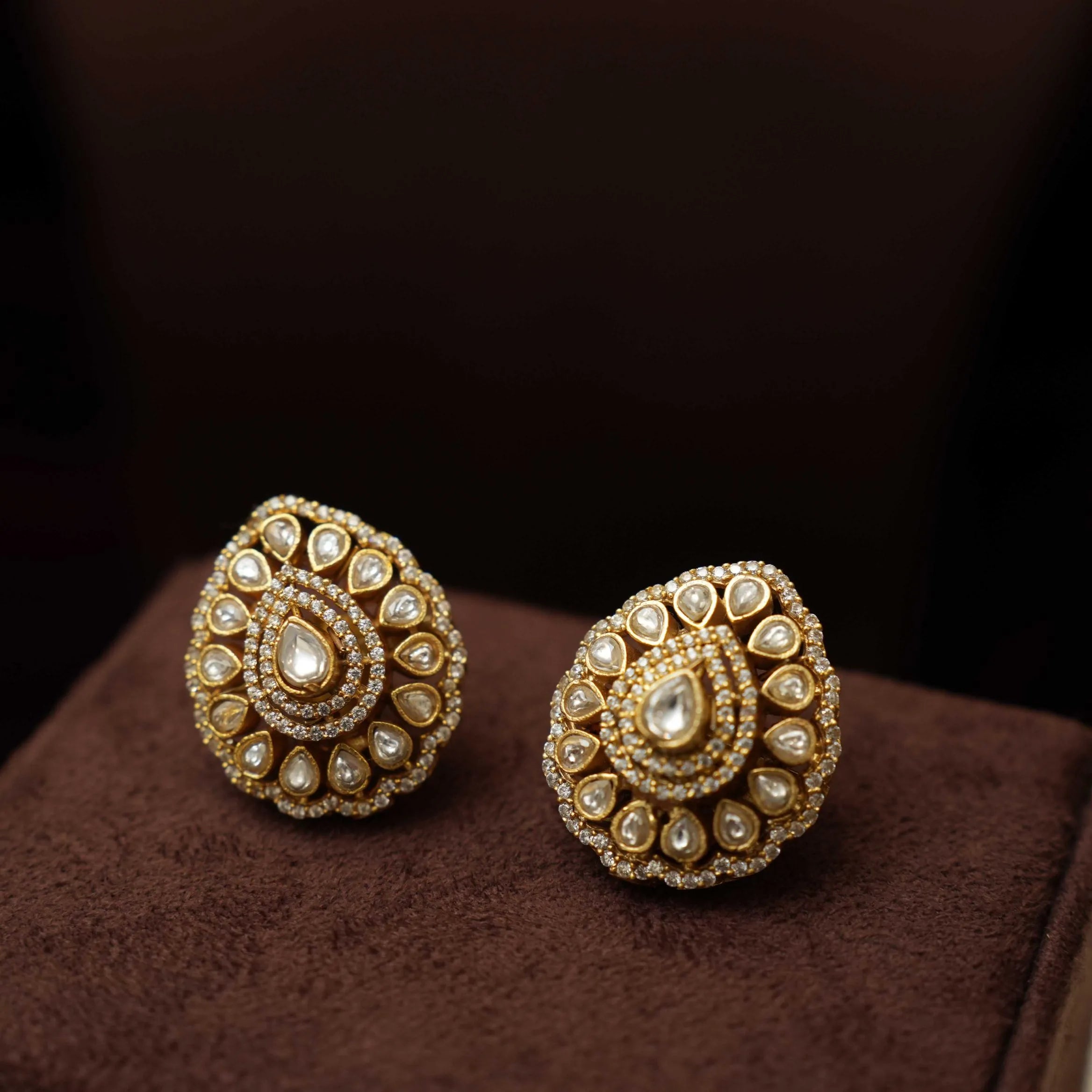 Sansa Beaded Polki Necklace