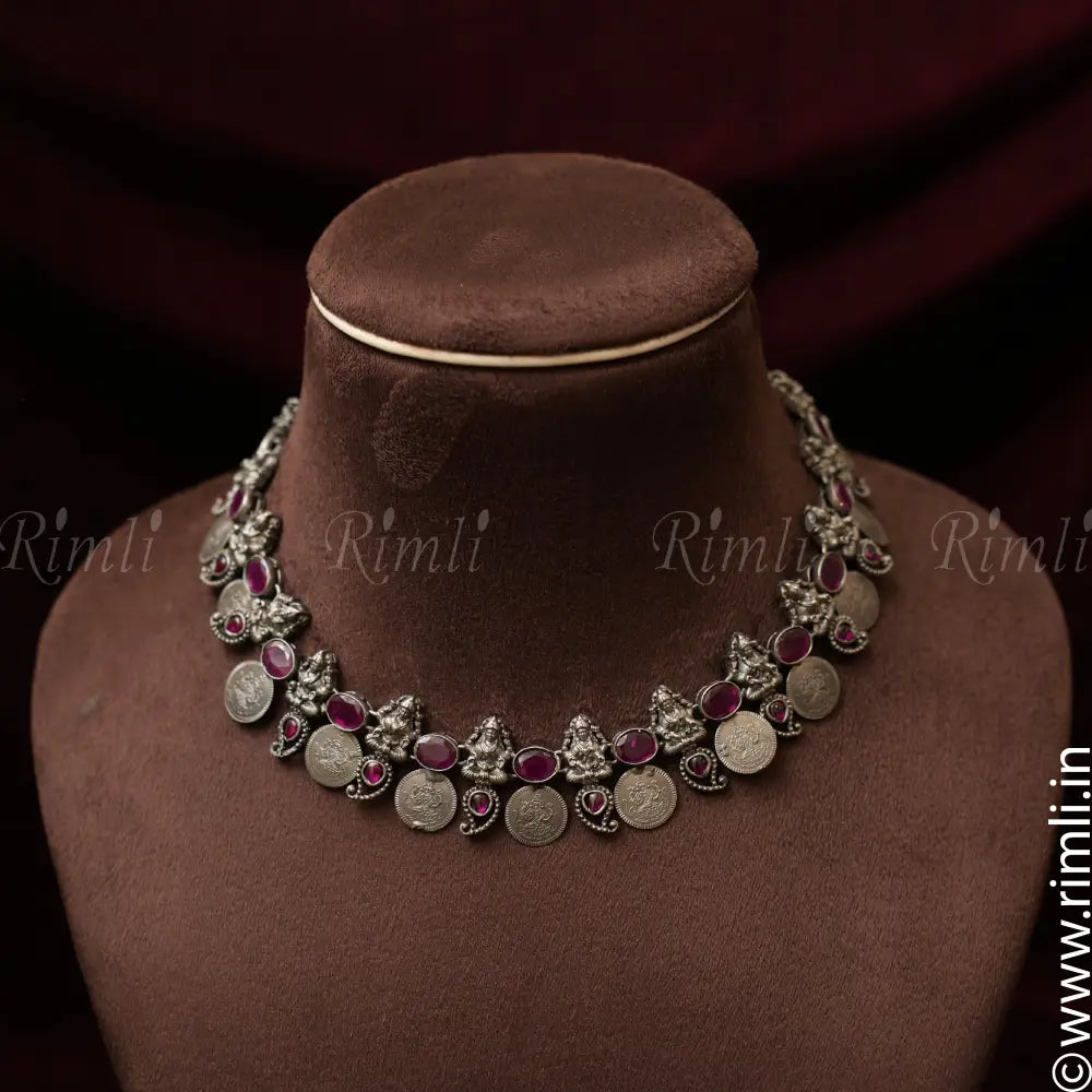 Sheela Silver Necklace - Rimli Boutique