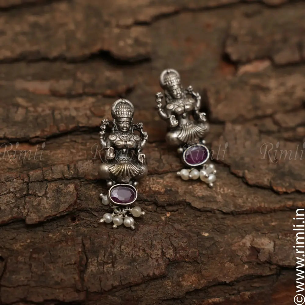 Kanisha Silver Ear Stud - Rimli Boutique