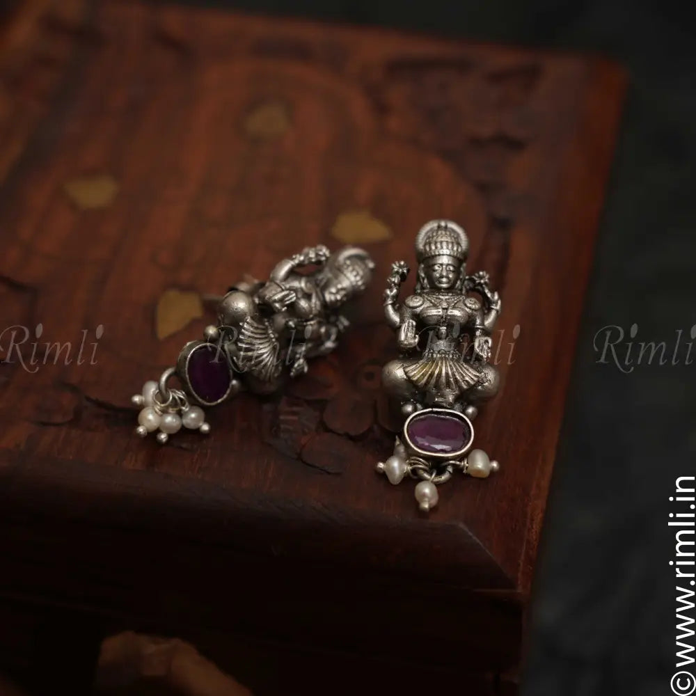 Kanisha Silver Ear Stud - Rimli Boutique