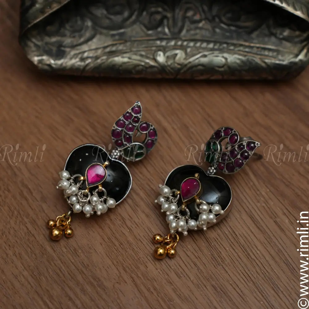 Ekani Silver Earrings - Rimli Boutique