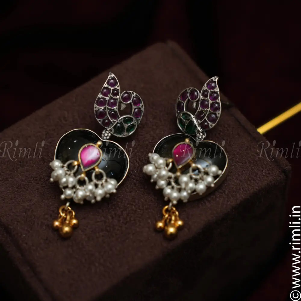 Ekani Silver Earrings - Rimli Boutique