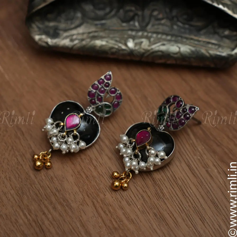 Ekani Silver Earrings - Rimli Boutique