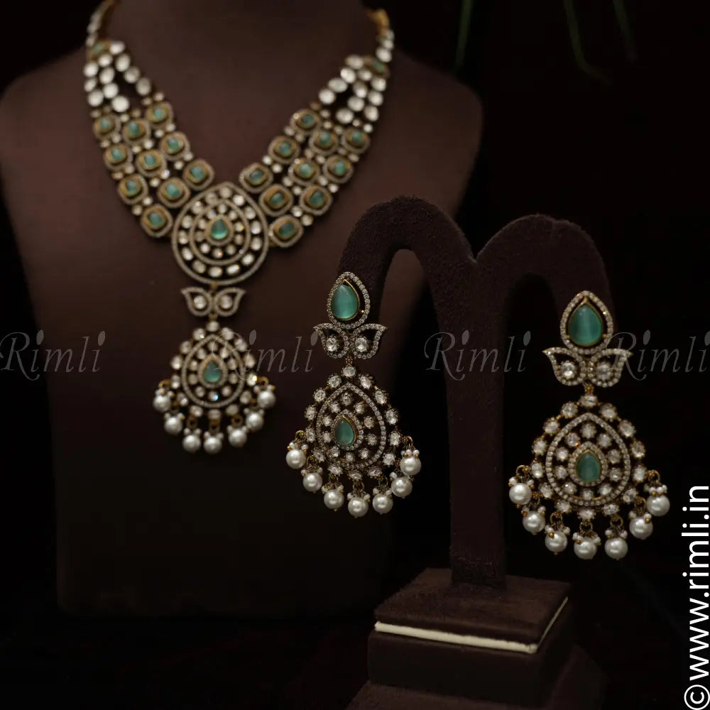 Sima Victorian Polki Necklace - Rimli Boutique