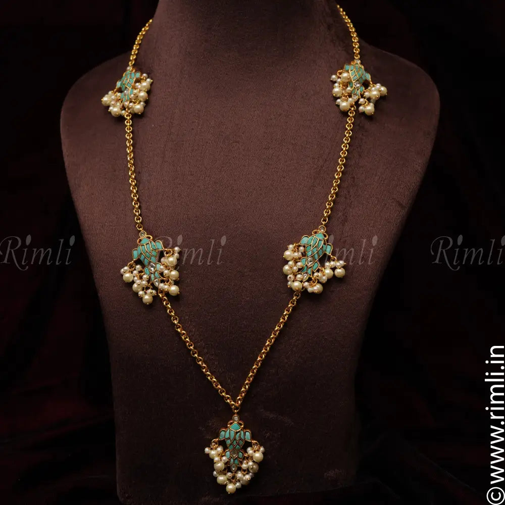 Vandana Turquoise Chain - S - Rimli Boutique