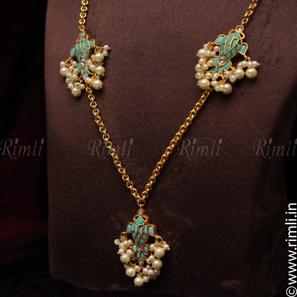 Vandana Turquoise Chain - S - Rimli Boutique