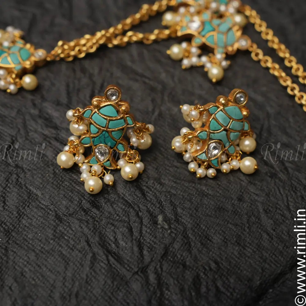 Vandana Turquoise Chain - S - Rimli Boutique
