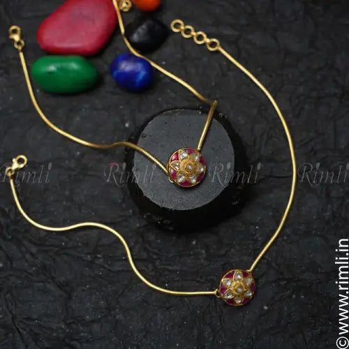 Ira Silver Anklets - Rimli Boutique