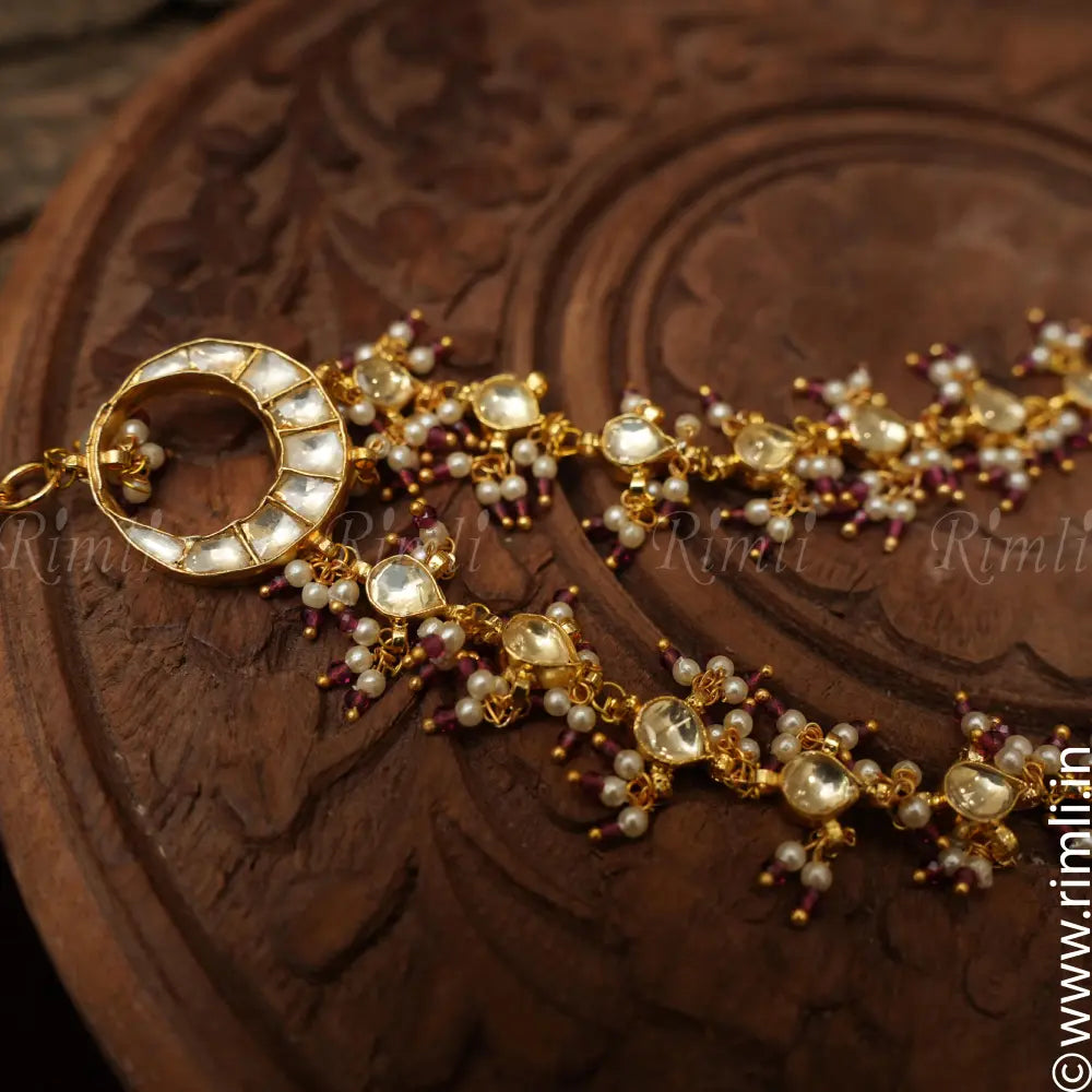 Swra Polki Ear Chain - Rimli Boutique