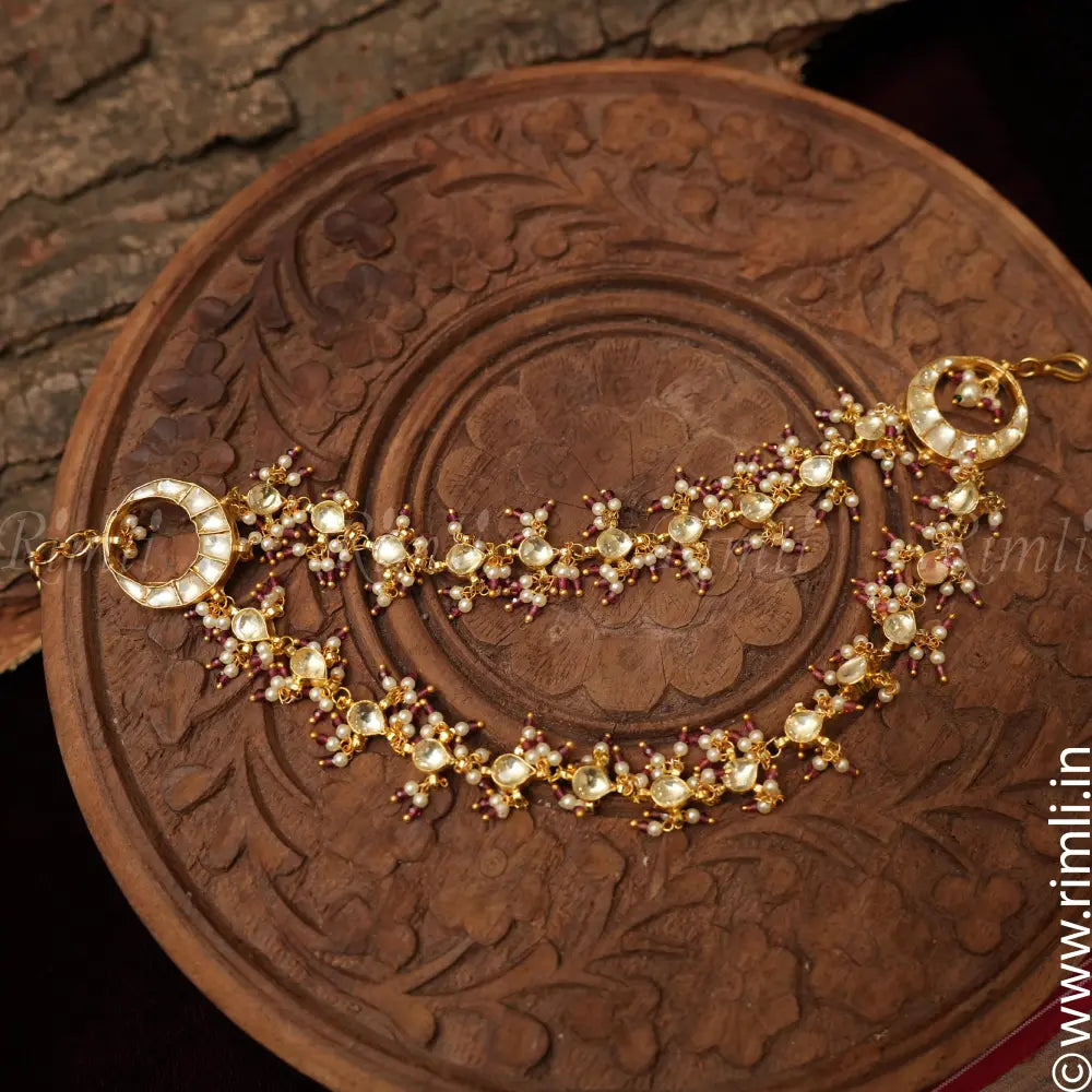 Swra Polki Ear Chain - Rimli Boutique
