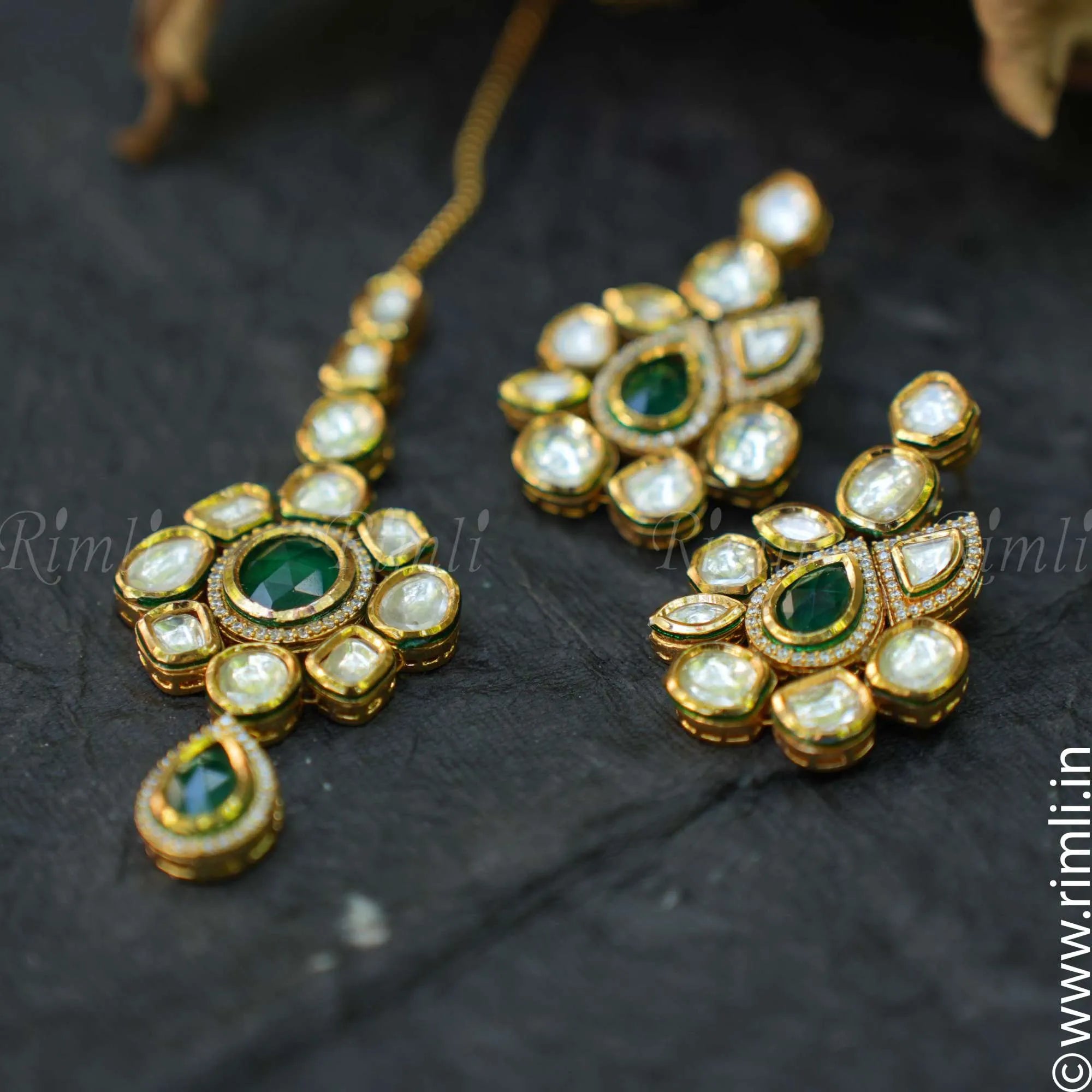 Hamsi Kundan Set - Rimli Boutique