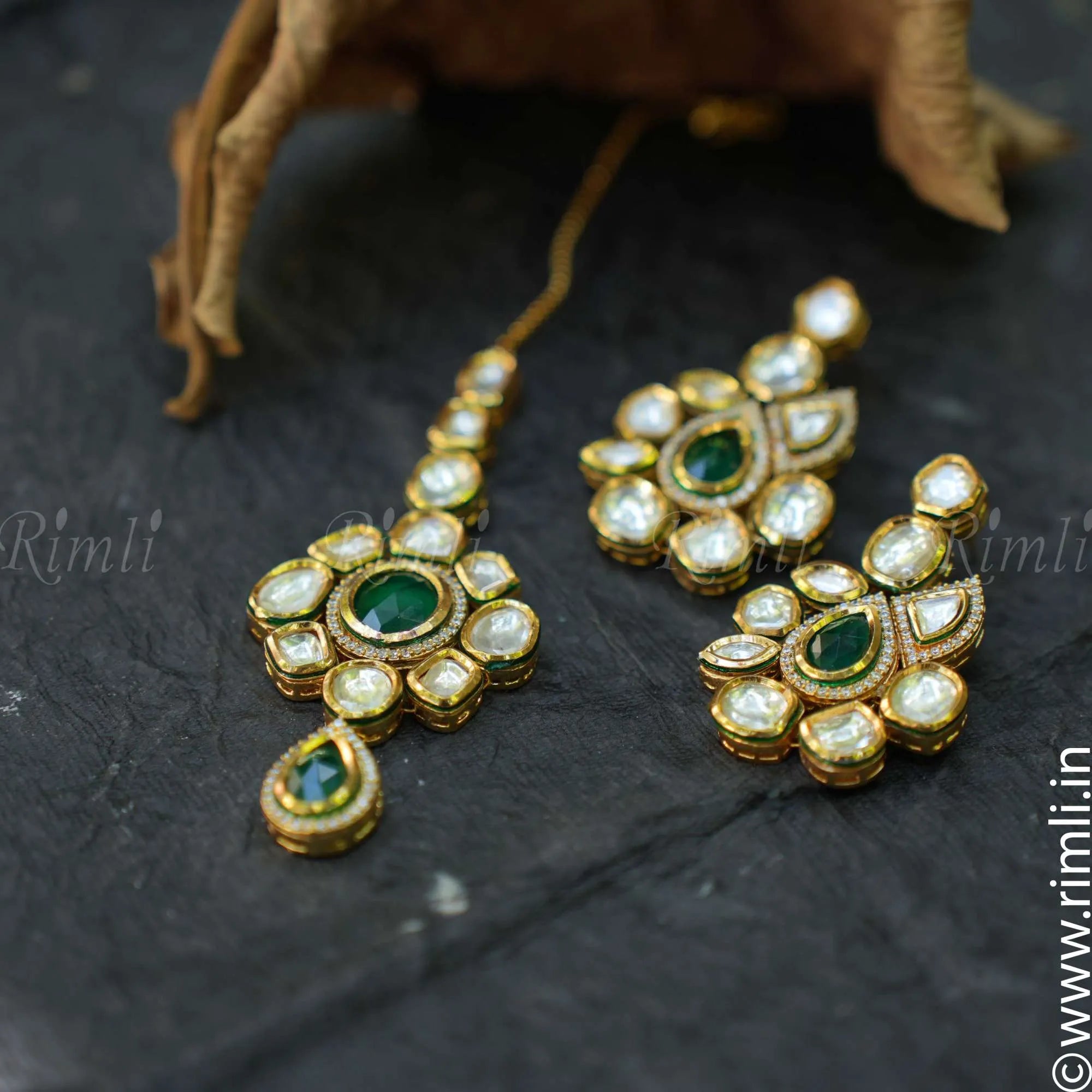 Hamsi Kundan Set - Rimli Boutique