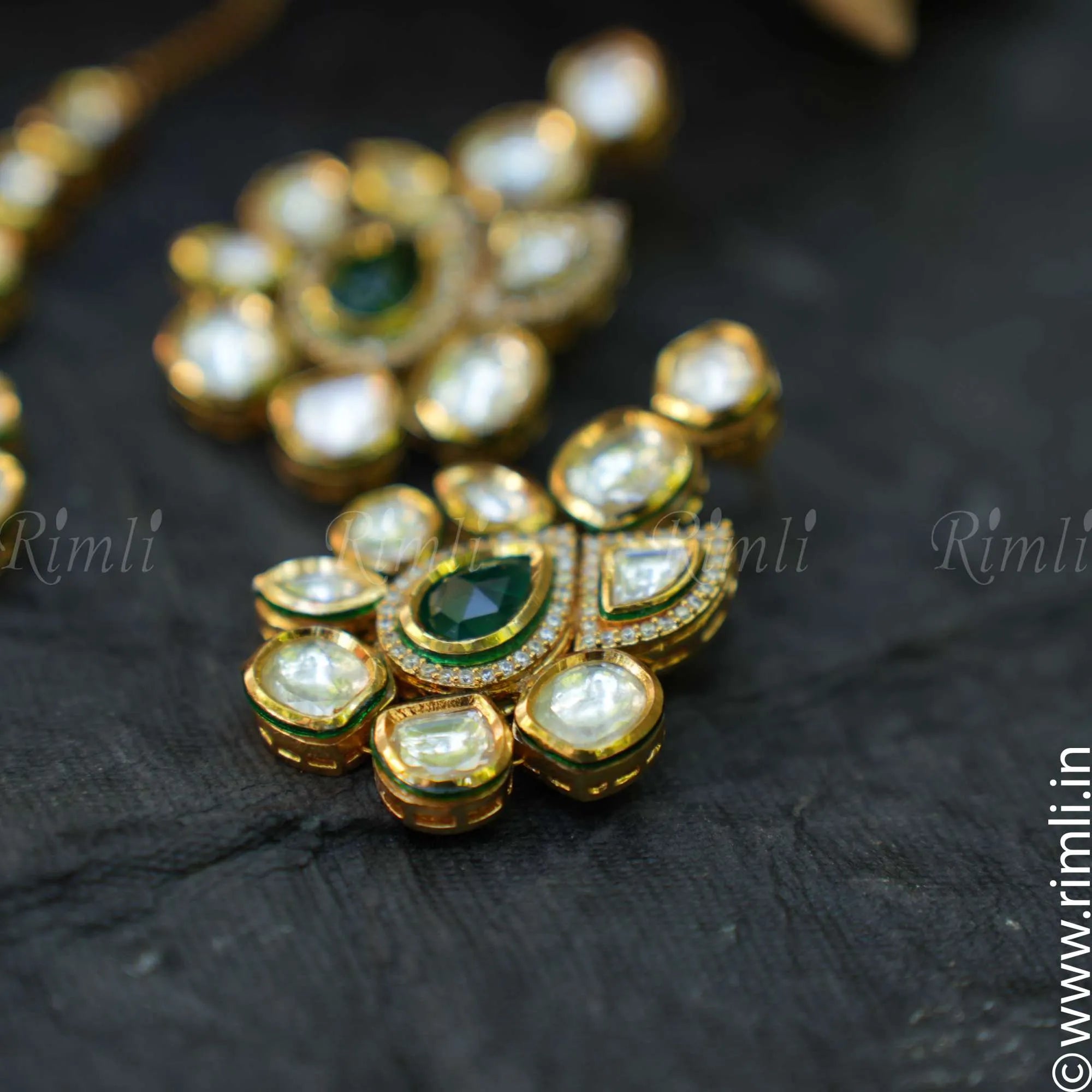 Hamsi Kundan Set - Rimli Boutique